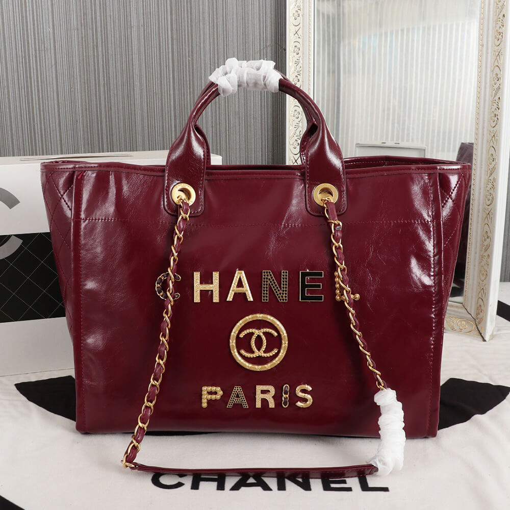 CHANEL LARGE DEAUVILLE TOTE