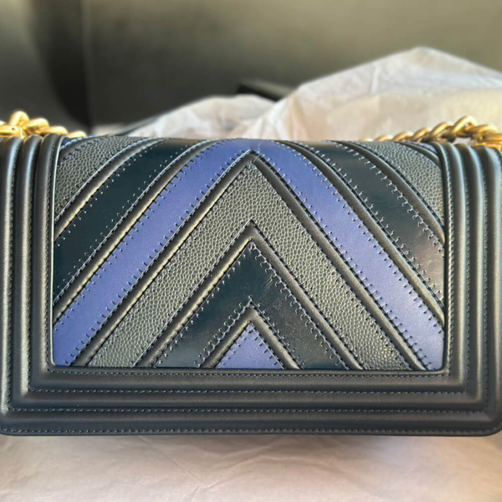 Chevron Boy Chanel Handbag