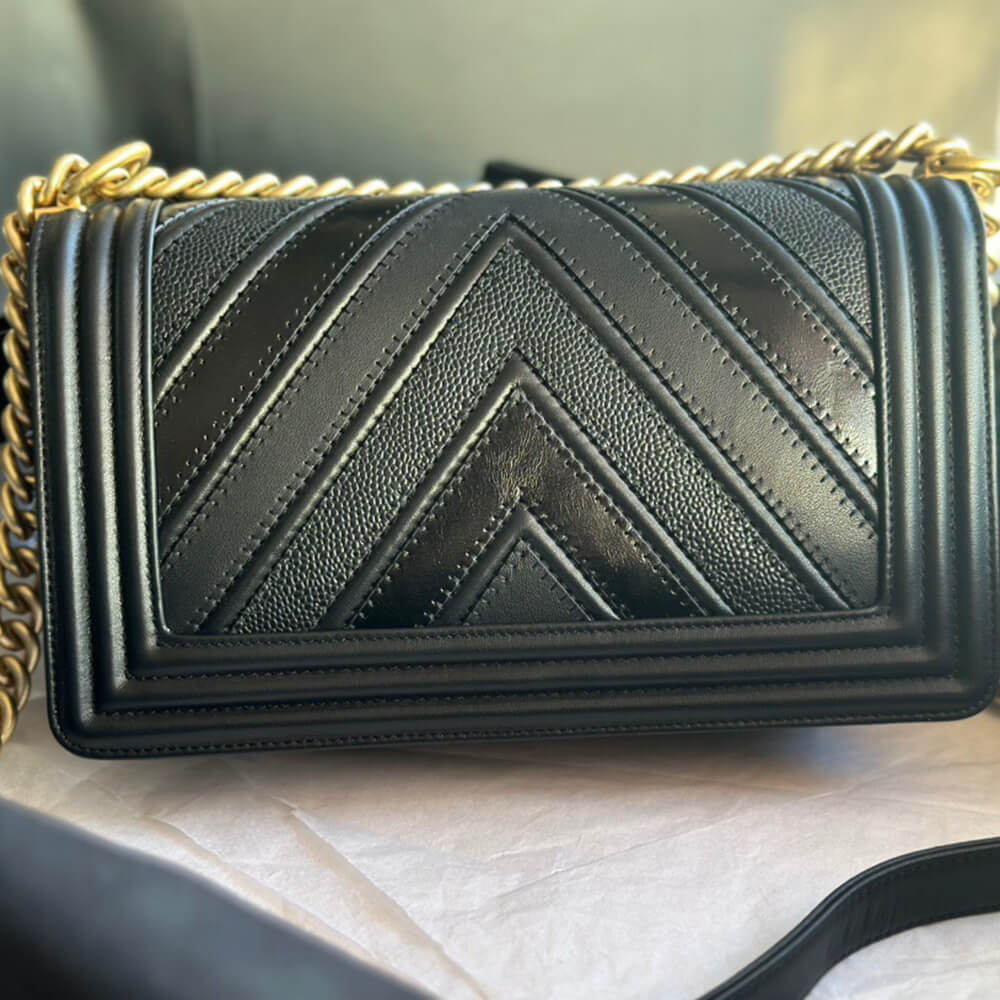 Chevron Boy Chanel Handbag