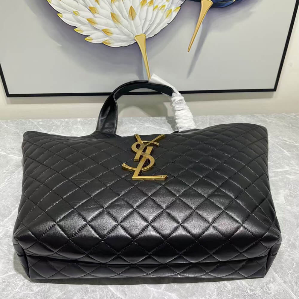 YSL ICARE MAXI SHOPPING BAG IN QUILTED LAMBSKIN