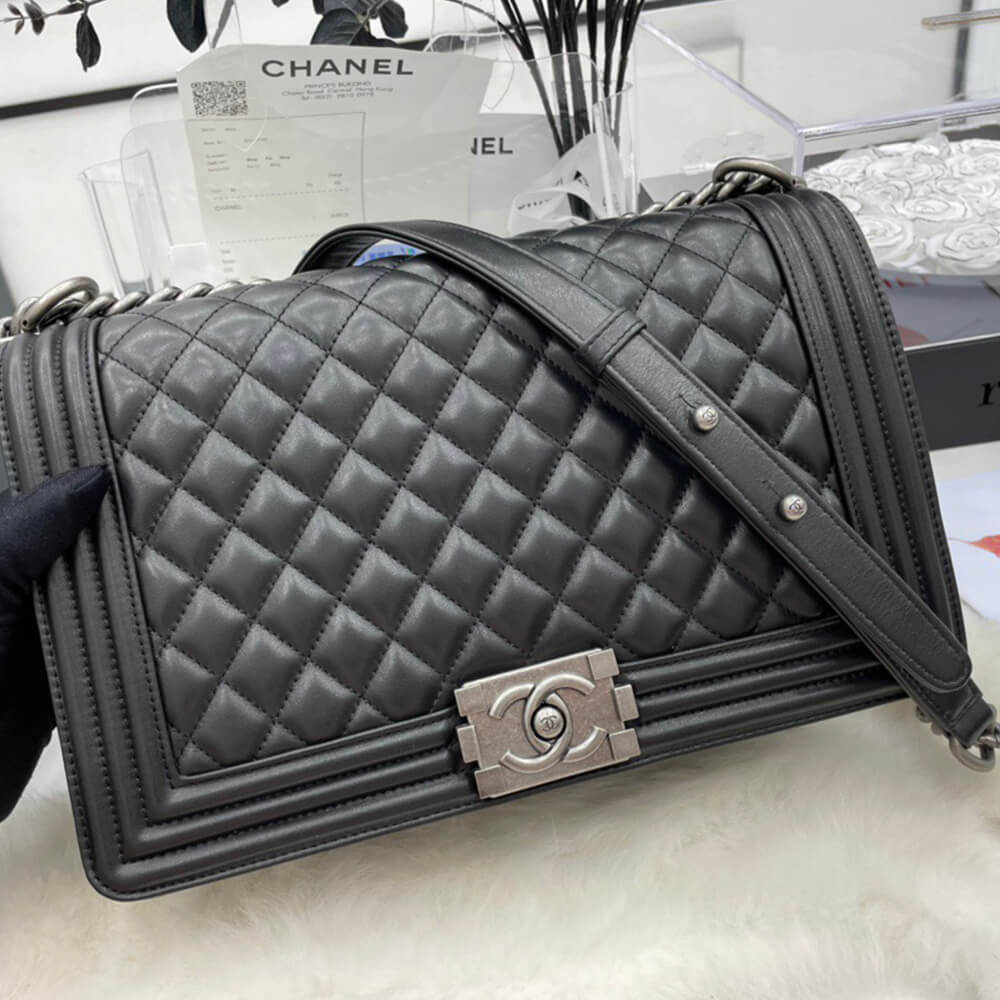 LARGE BOY CHANEL HANDBAG