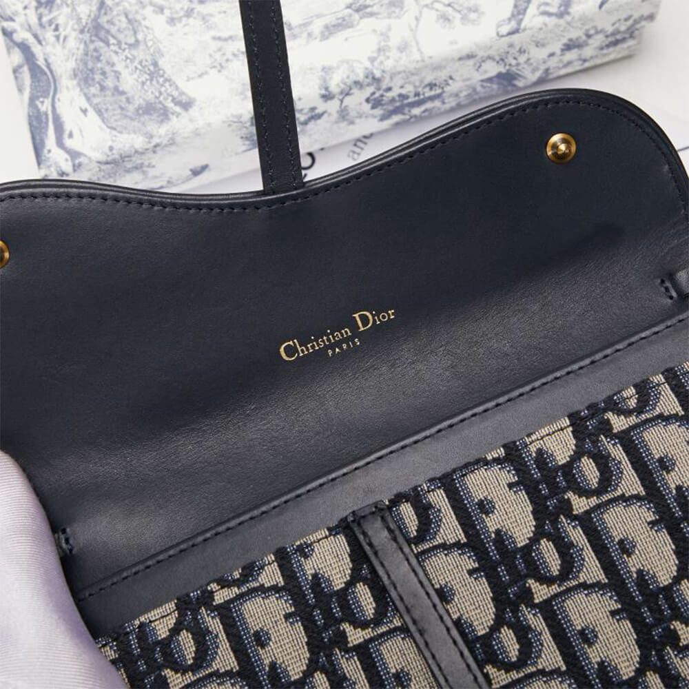 Dior LONG SADDLE WALLET WITH CHAIN