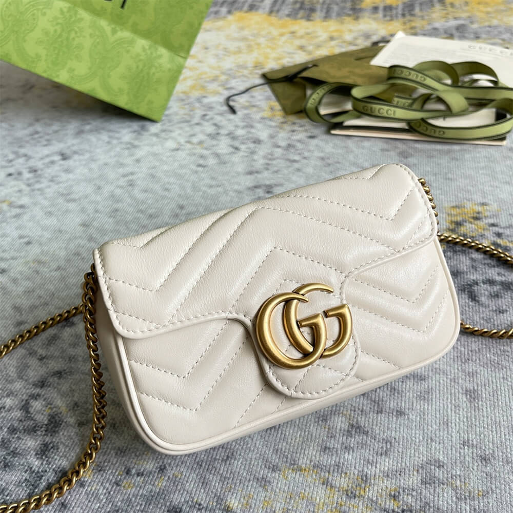 gg marmont matelasse leather S*per mini bag