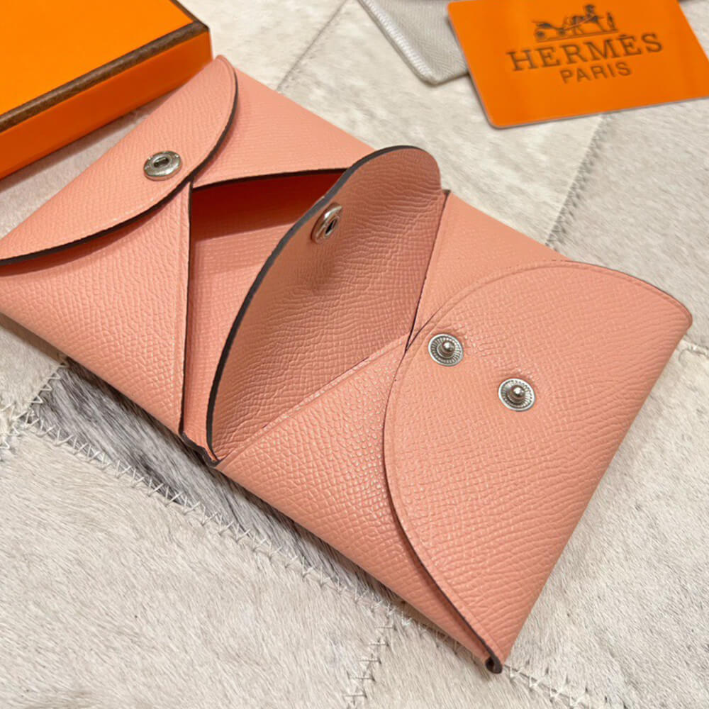 Hermes Calvi Duo Compact card holder