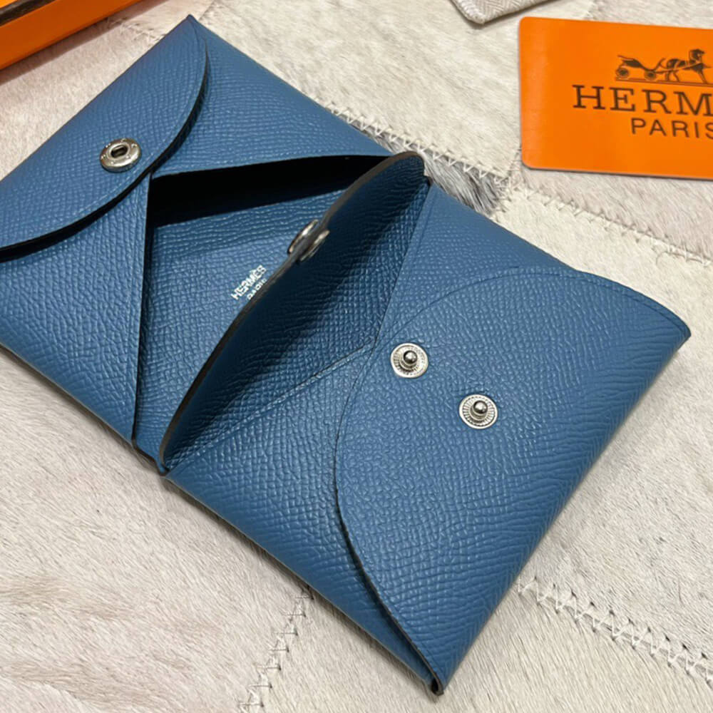 Hermes Calvi Duo Compact card holder