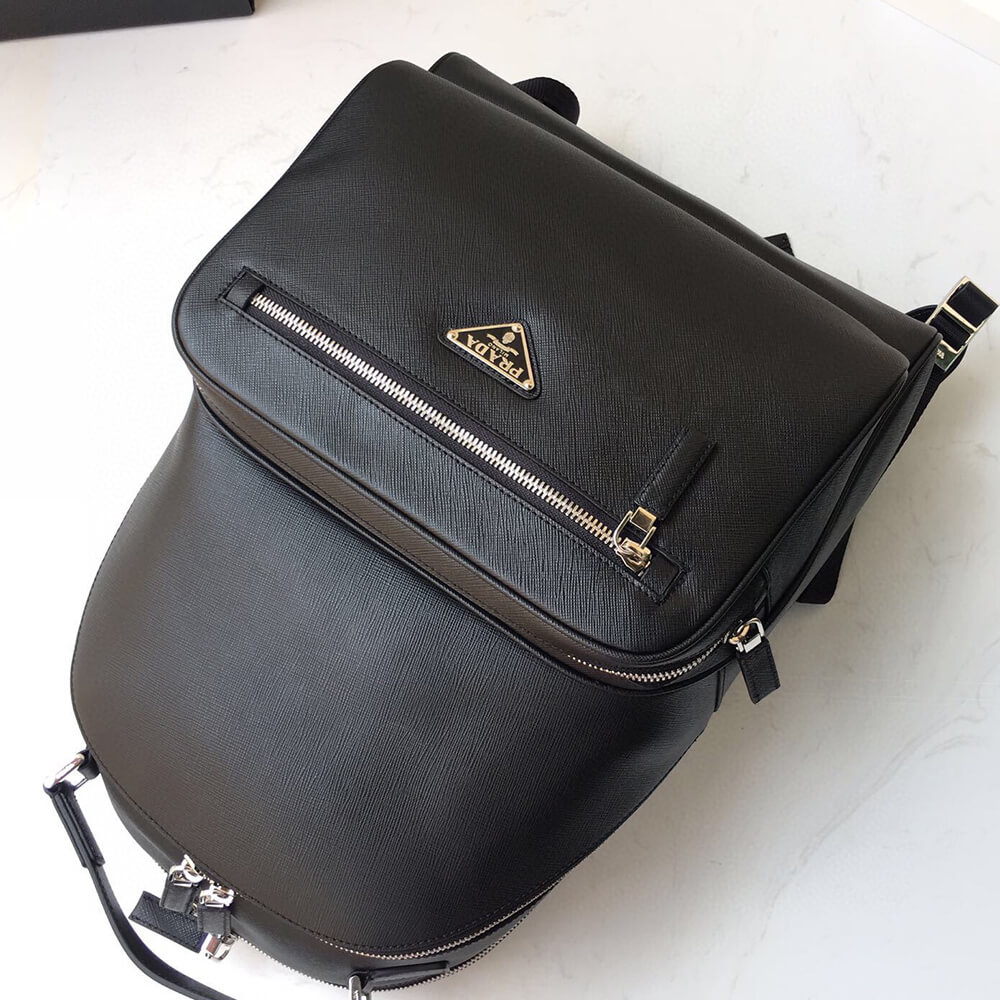 Prada Men Saffiano Leather Backpack