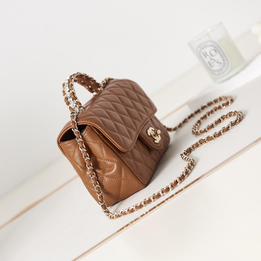 CHANEL Mini Flap With Top Handle