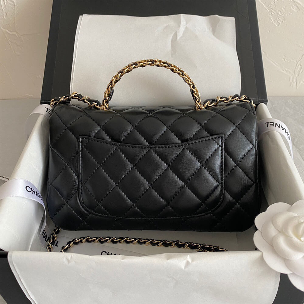 CHANEL Mini Flap With Top Handle