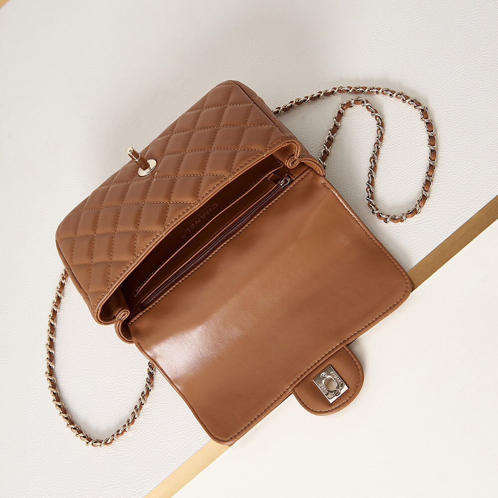 CHANEL Mini Flap With Top Handle