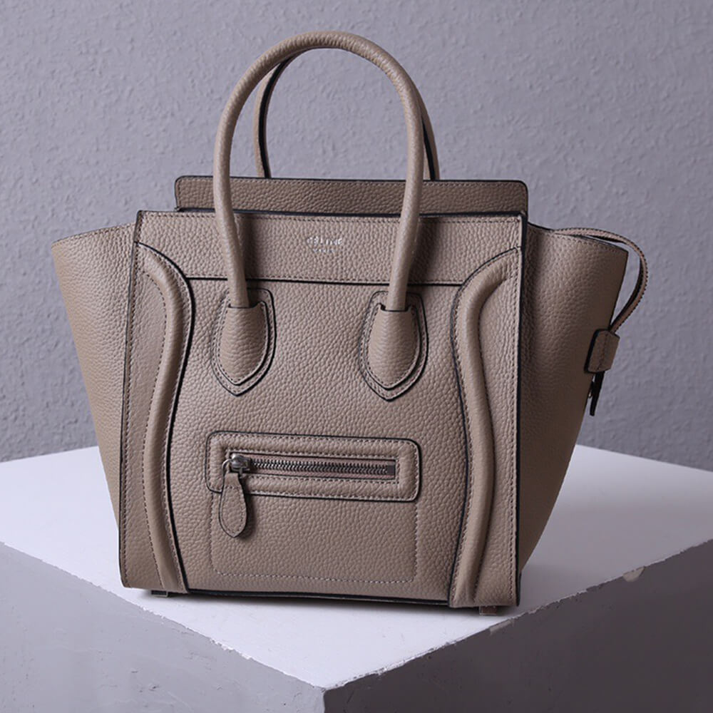 CELINE MICRO LUGGAGE HANDBAG IN CALFSKIN