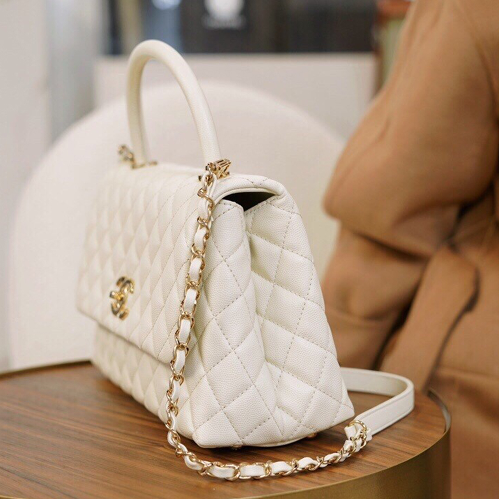 COCO HANDLE LEATHER HANDBAG