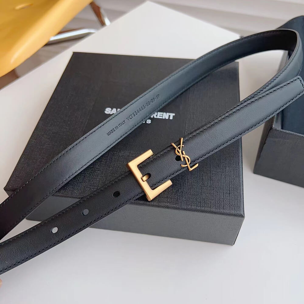 CASSANDRE THIN BELT IN VEGETABLE-TANNED LEATHER