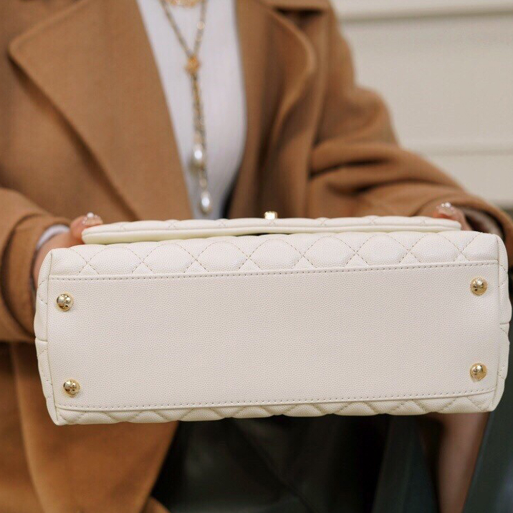 COCO HANDLE LEATHER HANDBAG