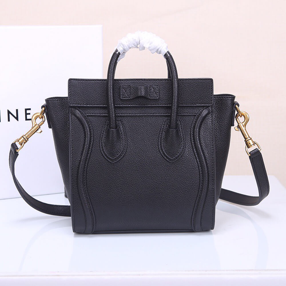 CELINE NANO LUGGAGE BAG IN CALFSKIN
