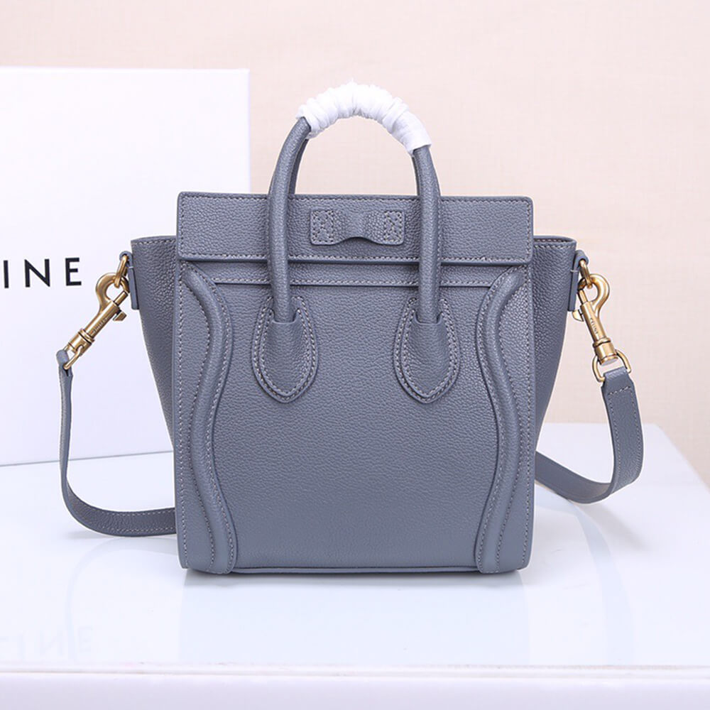 CELINE NANO LUGGAGE BAG IN CALFSKIN