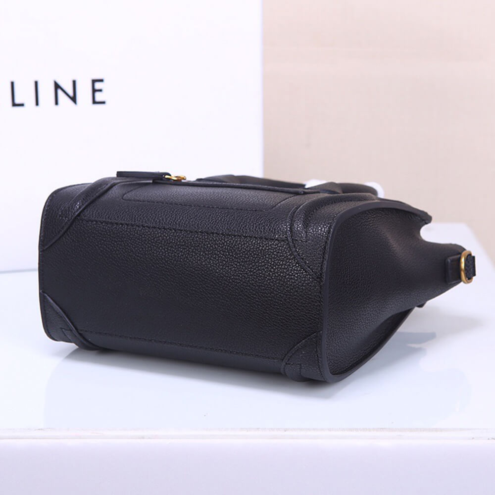CELINE NANO LUGGAGE BAG IN CALFSKIN