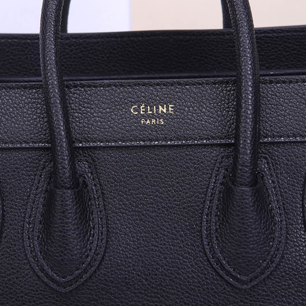 CELINE NANO LUGGAGE BAG IN CALFSKIN