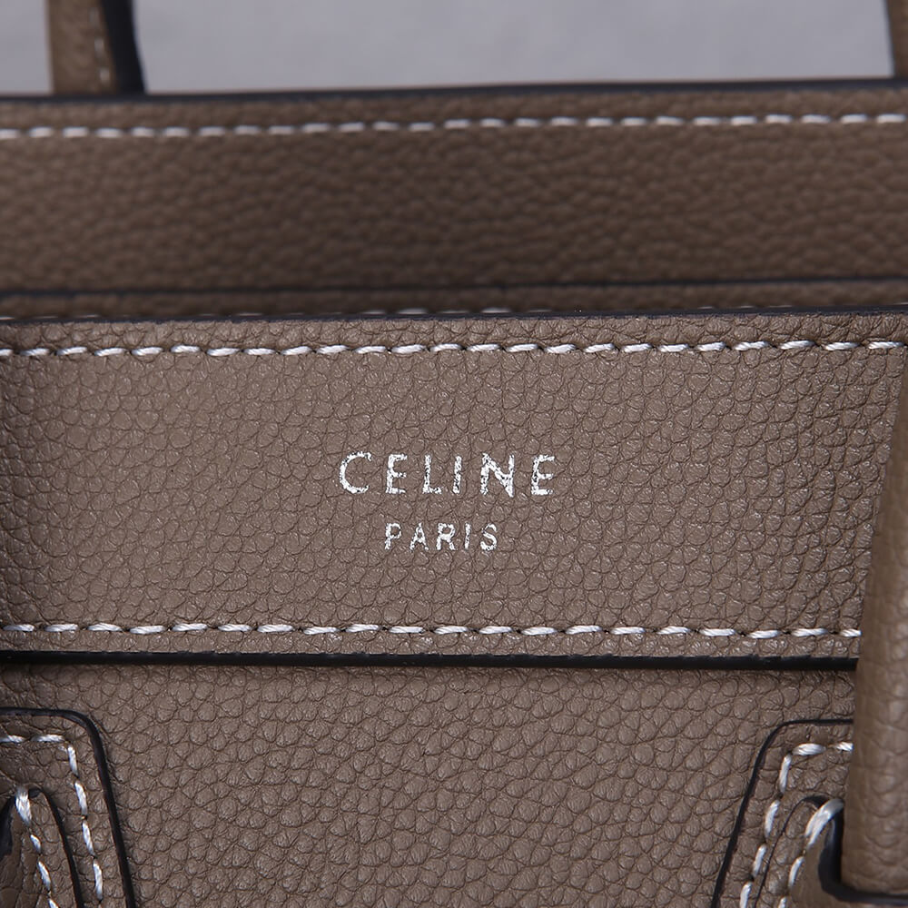 CELINE NANO LUGGAGE BAG IN CALFSKIN