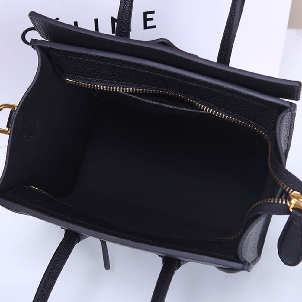 CELINE NANO LUGGAGE BAG IN CALFSKIN