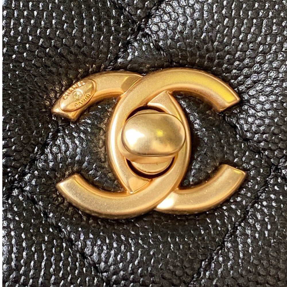 CHANEL mini flap with top handle