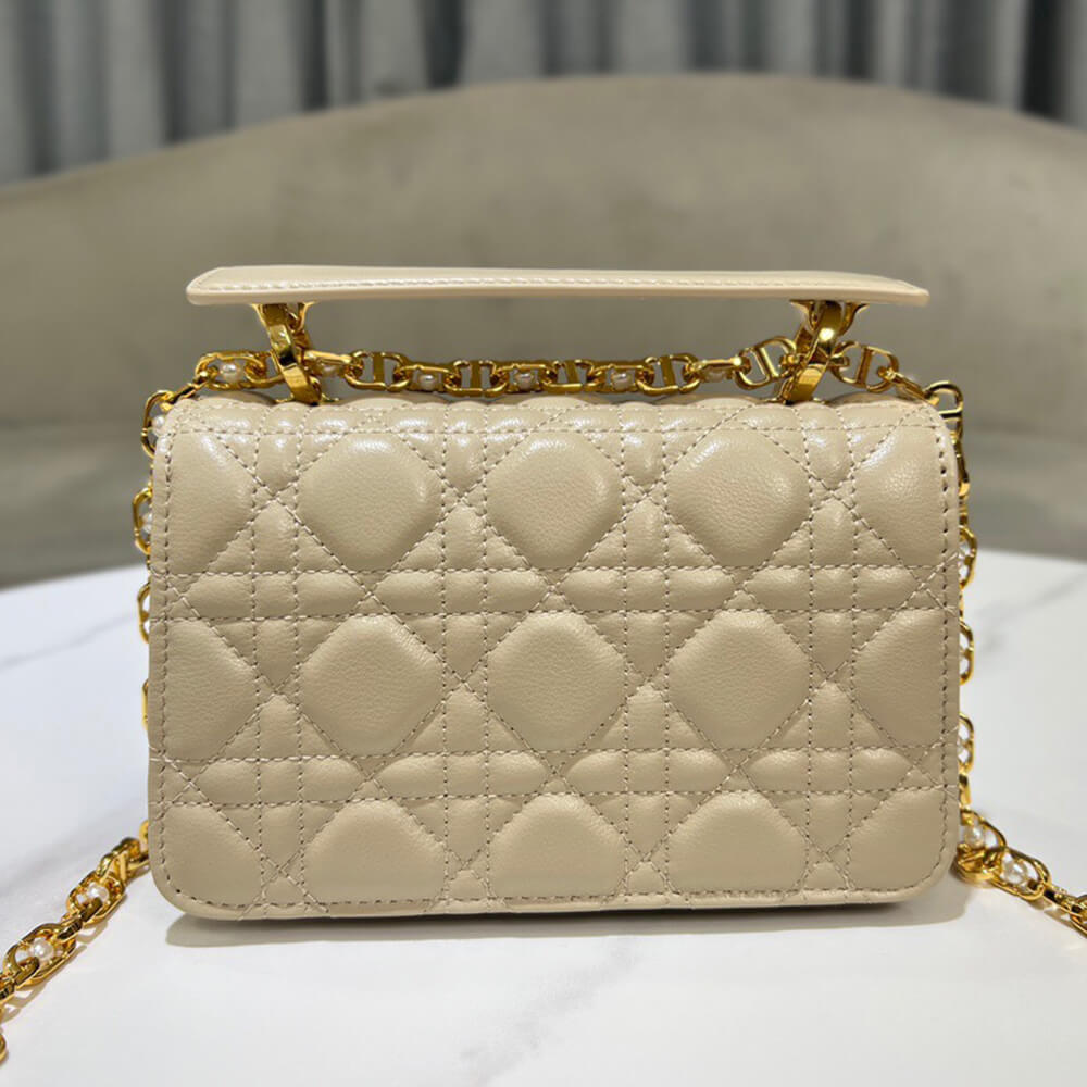 DIOR Mini Dior Jolie Top Handle Bag