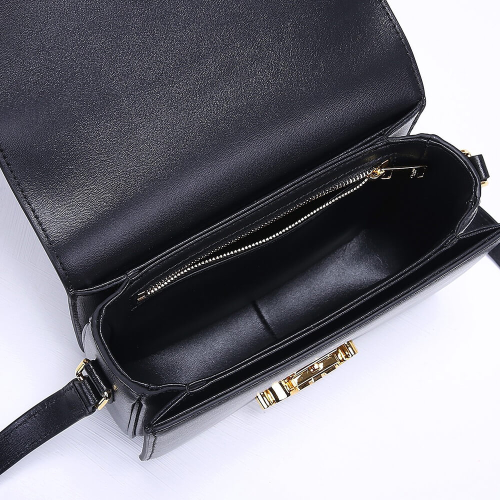YSL Medium Panier Raffia Bag In Brown