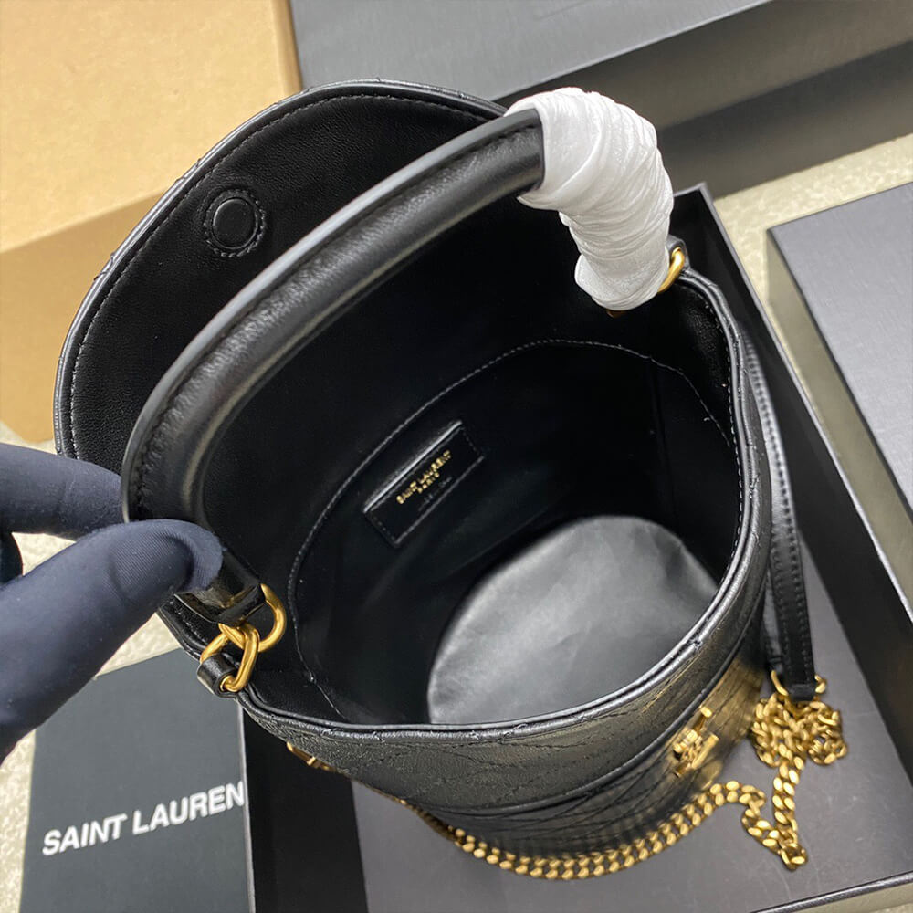 YSL GABY BUCKET BAG IN LAMBSKIN