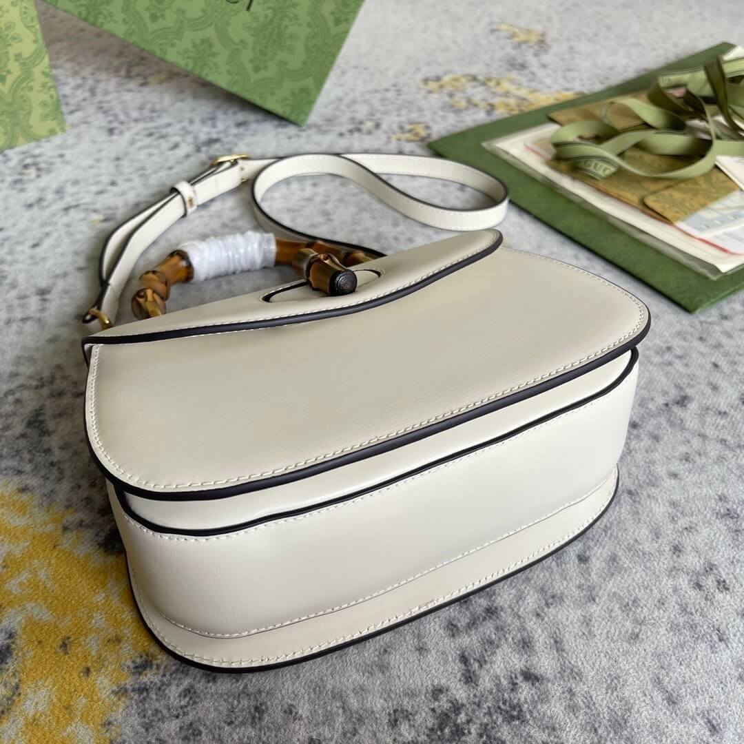 G*u*i bamboo 1947 jumbo gg small top handle bag