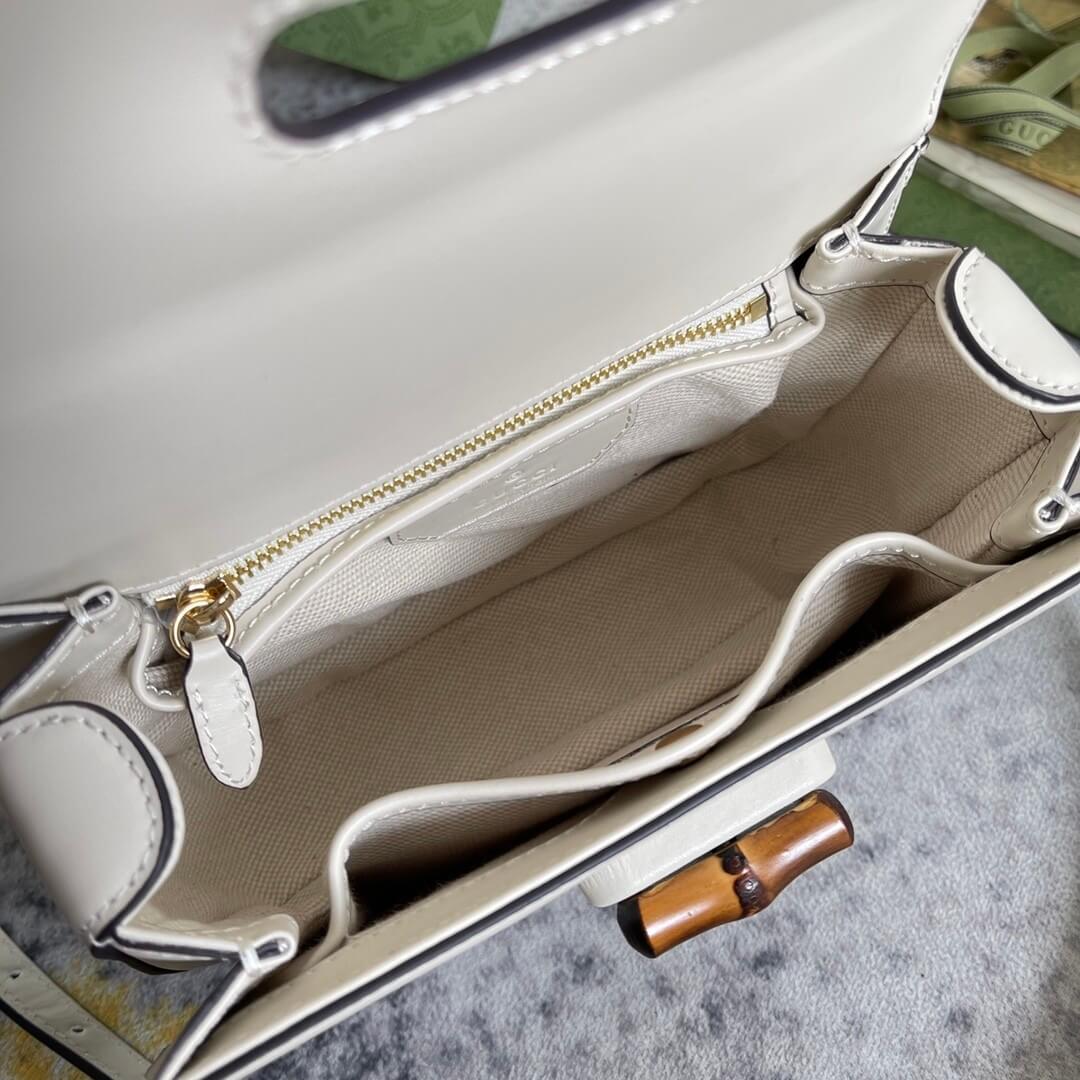 G*u*i bamboo 1947 jumbo gg small top handle bag