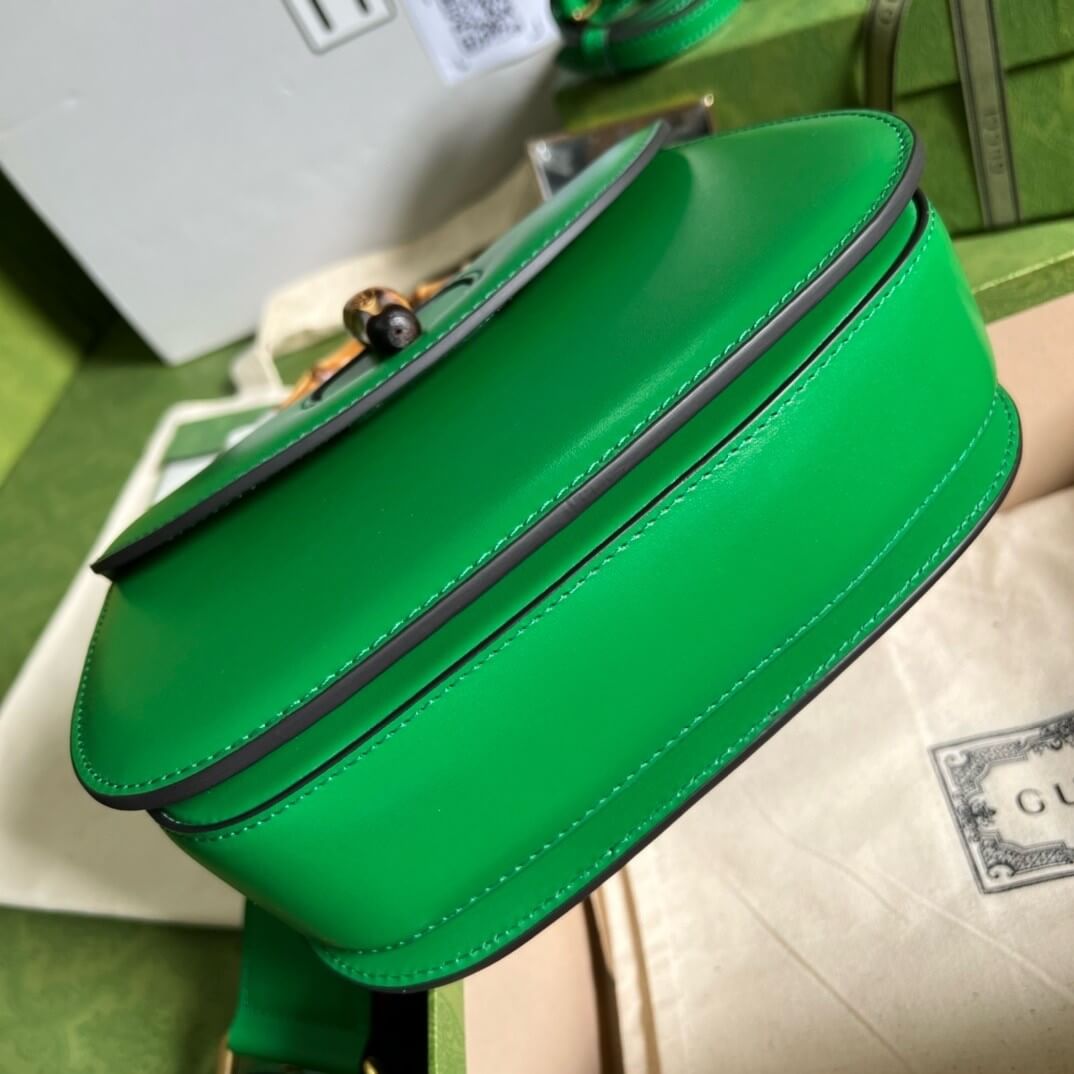G*u*i bamboo 1947 jumbo gg small top handle bag