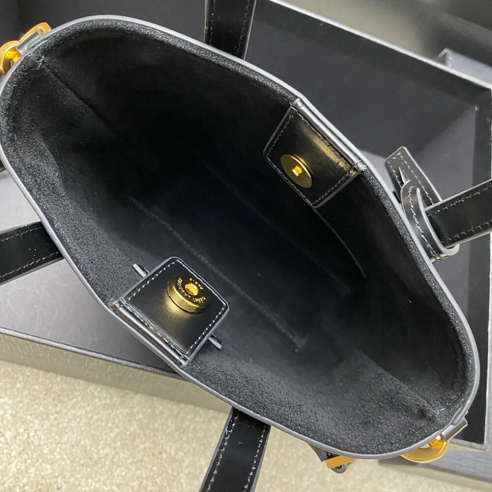 MINI TOY SHOPPING SAINT LAURENT IN BOX LEATHER