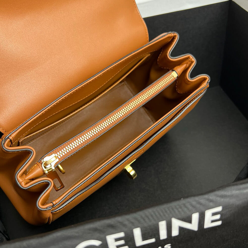Celine SMALL 16 BAG IN SATINATED CALFSKIN(high-end grade)