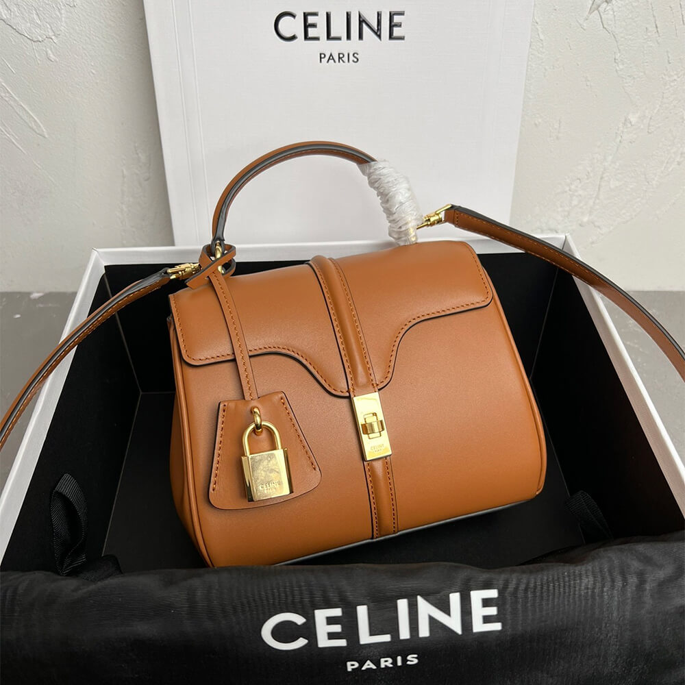 Ce**e mini 16 in satinated calfskin(high-end grade)