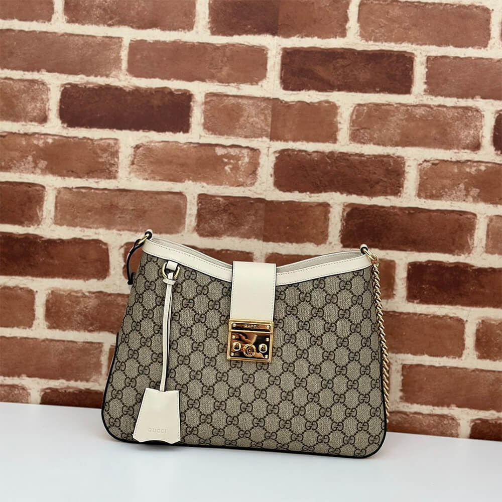 G*u*i padlock gg medium shoulder bag