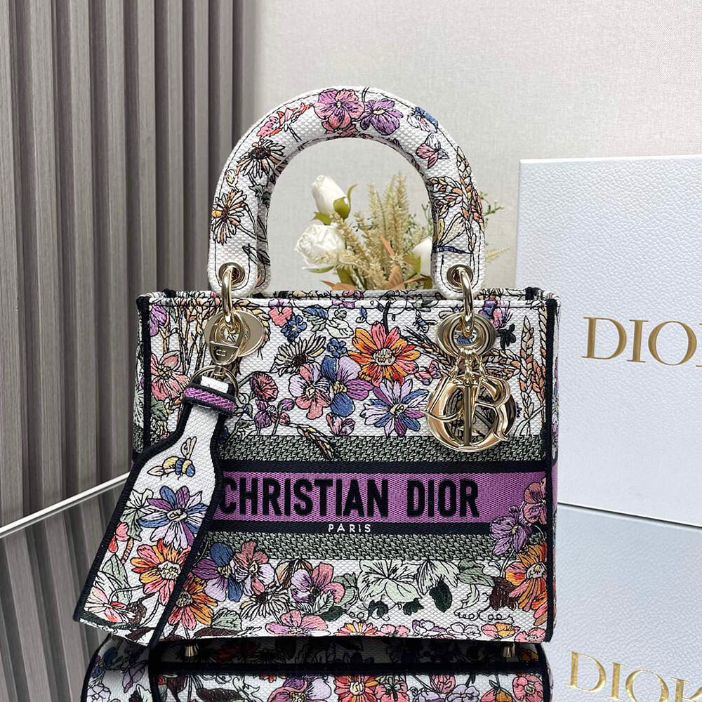 Medium Dioriviera Lady D-Lite Bag
