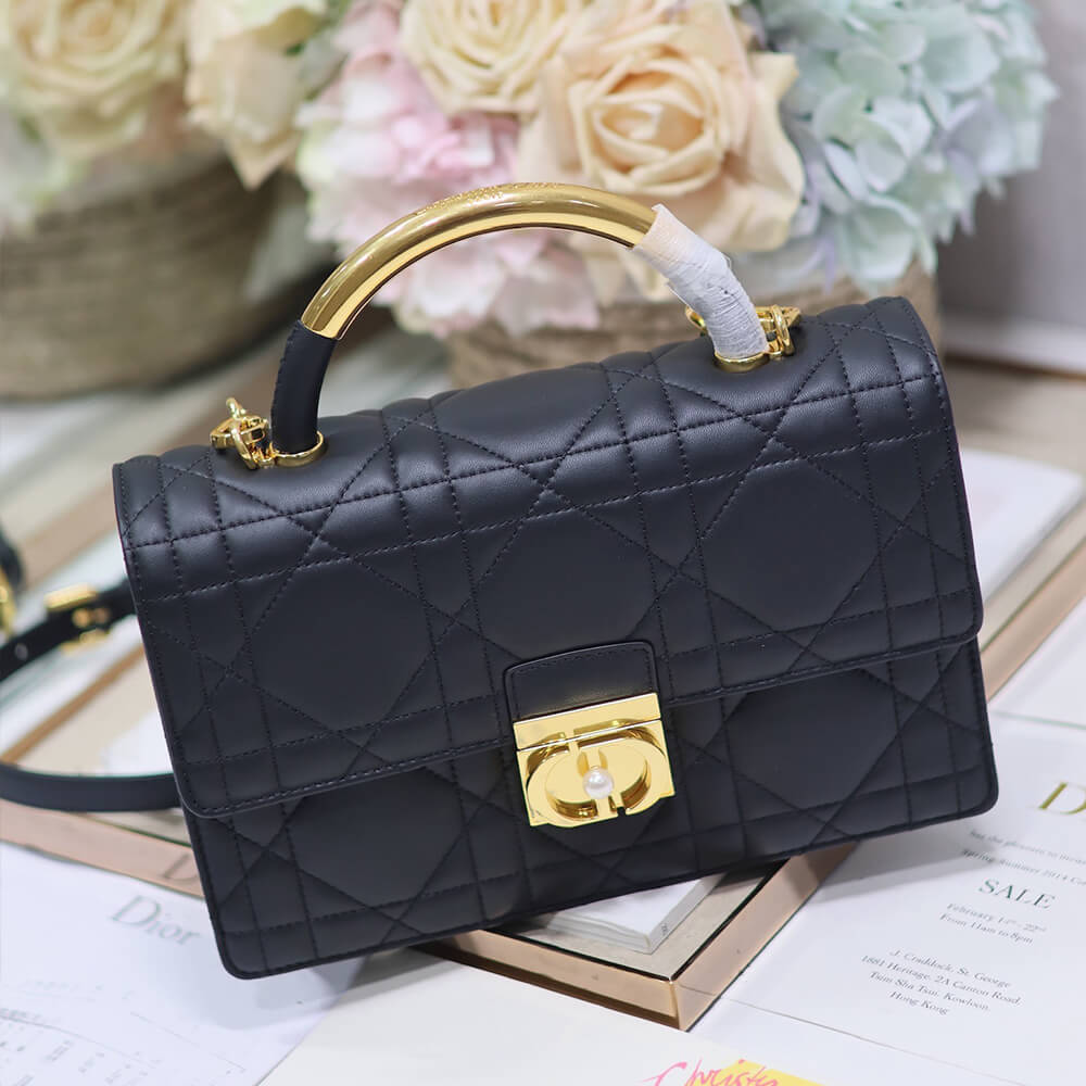 MINI FLAP BAG WITH TOP HANDLE