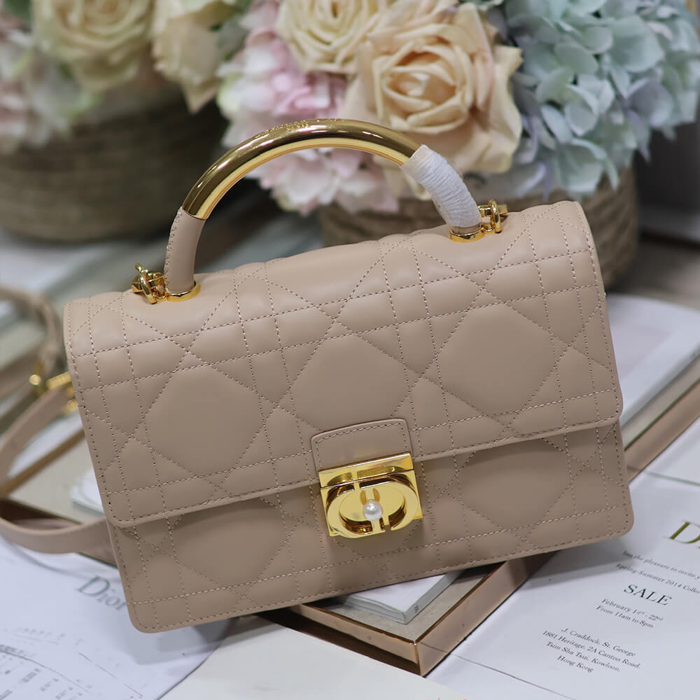 Small FLAP BAG WITH TOP HANDLE
