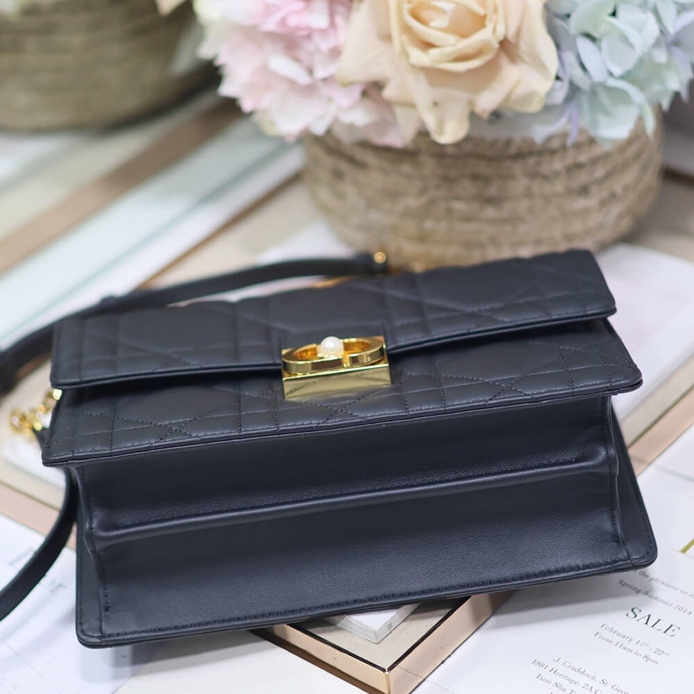 MINI FLAP BAG WITH TOP HANDLE