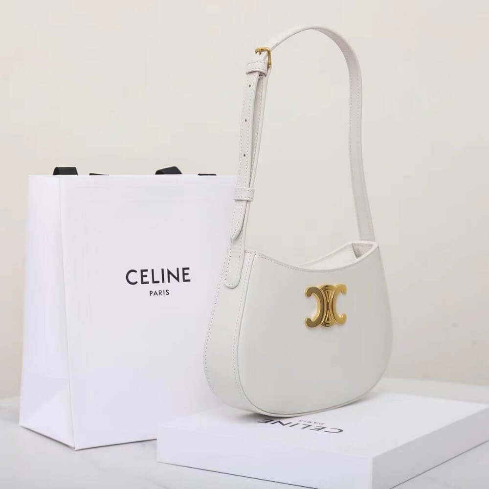 CELINE MEDIUM TILLY BAG in shiny calfskin