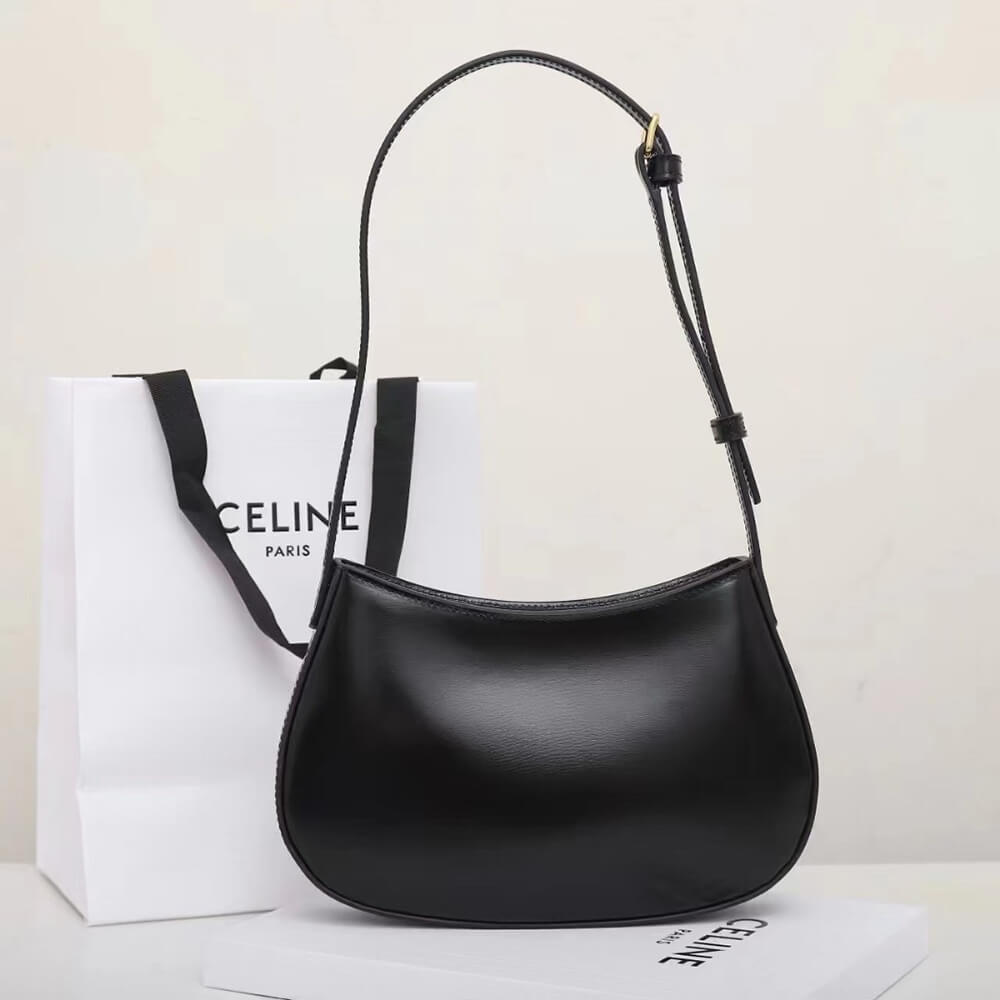 CELINE MEDIUM TILLY BAG in shiny calfskin