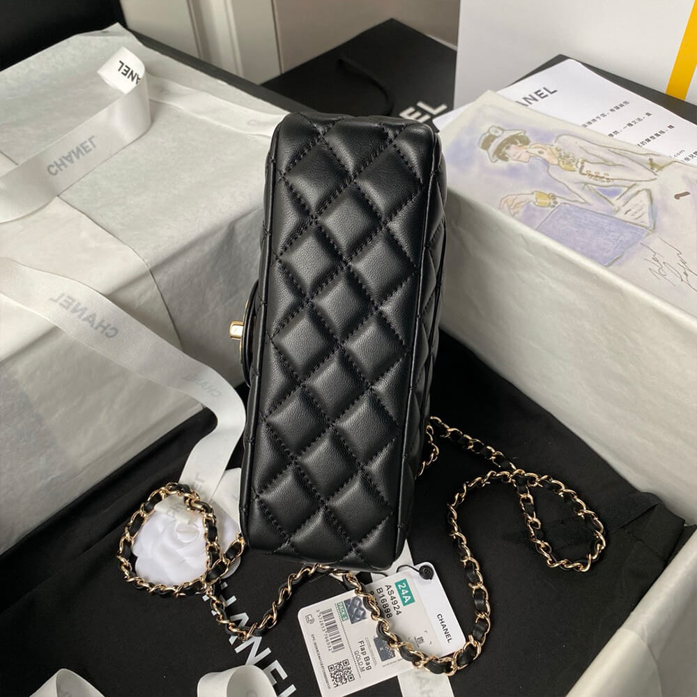 CHANEL Mini Flap Bag with Top Handle