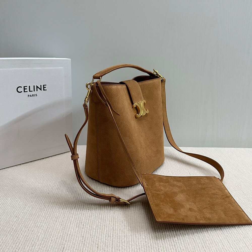 CELINE MEDIUM LOUISE BAG in SUEDE CALFSKIN