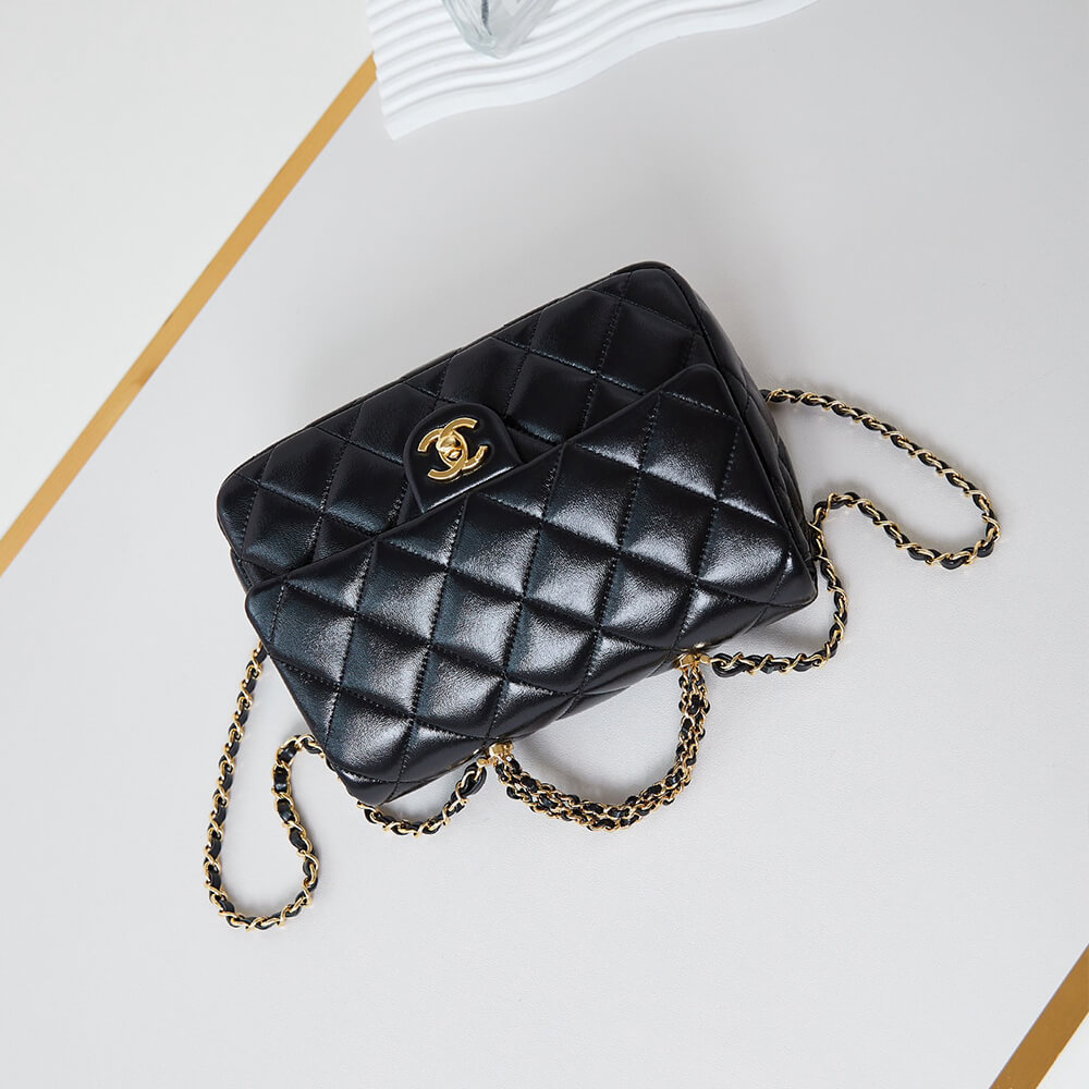 CHANEL Flap Bag with Top Handle