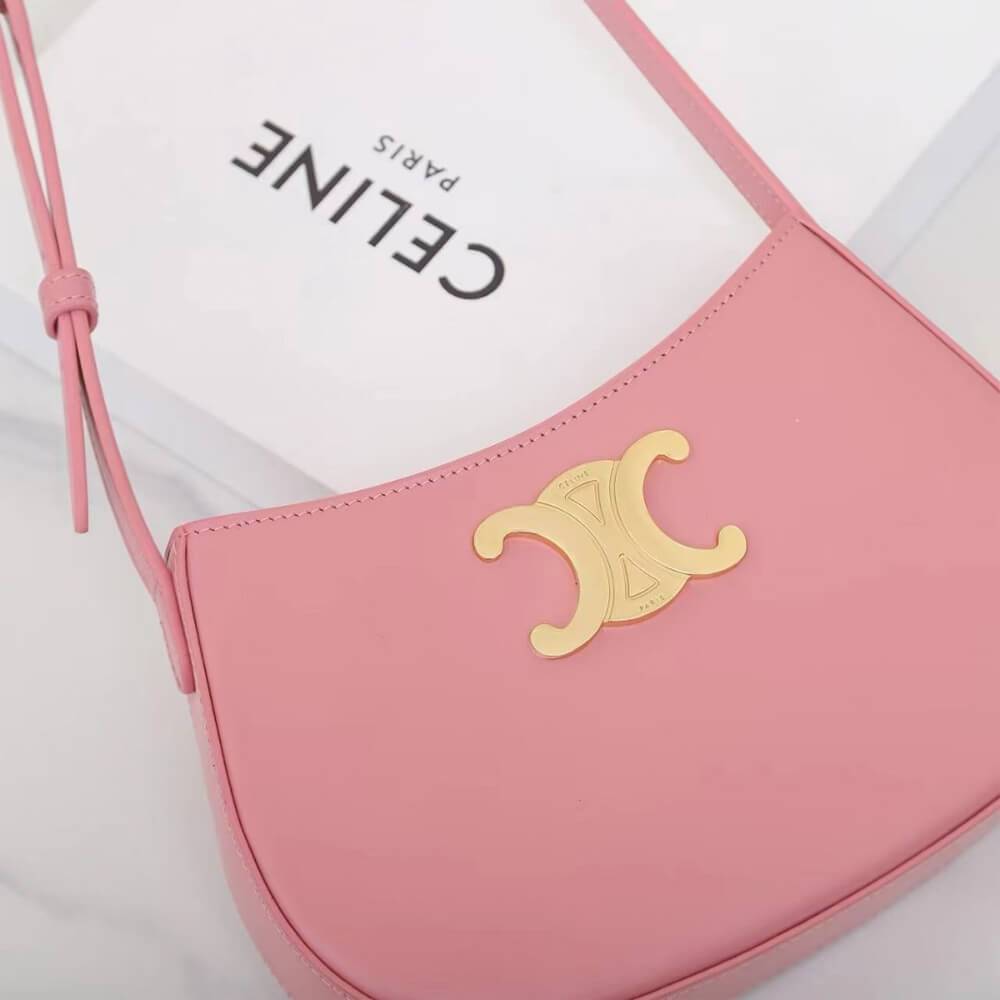 CELINE MEDIUM TILLY BAG in shiny calfskin