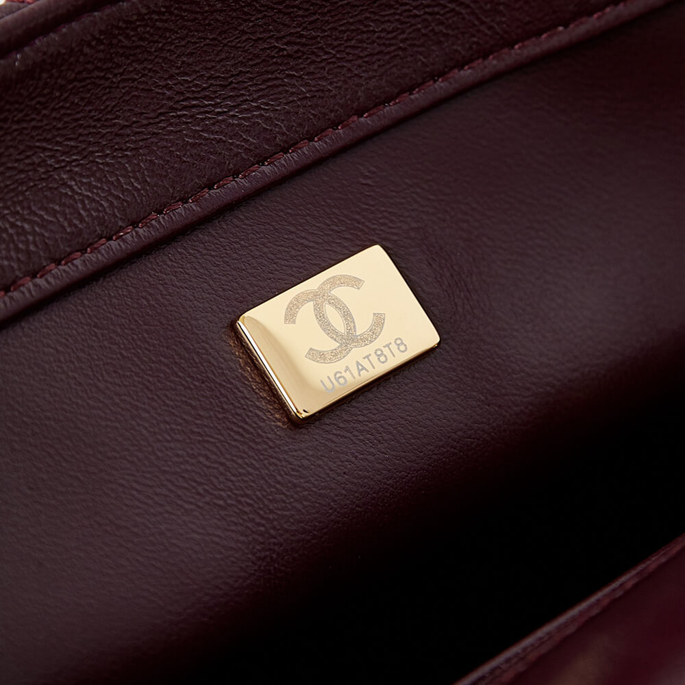 CHANEL Flap Bag with Top Handle