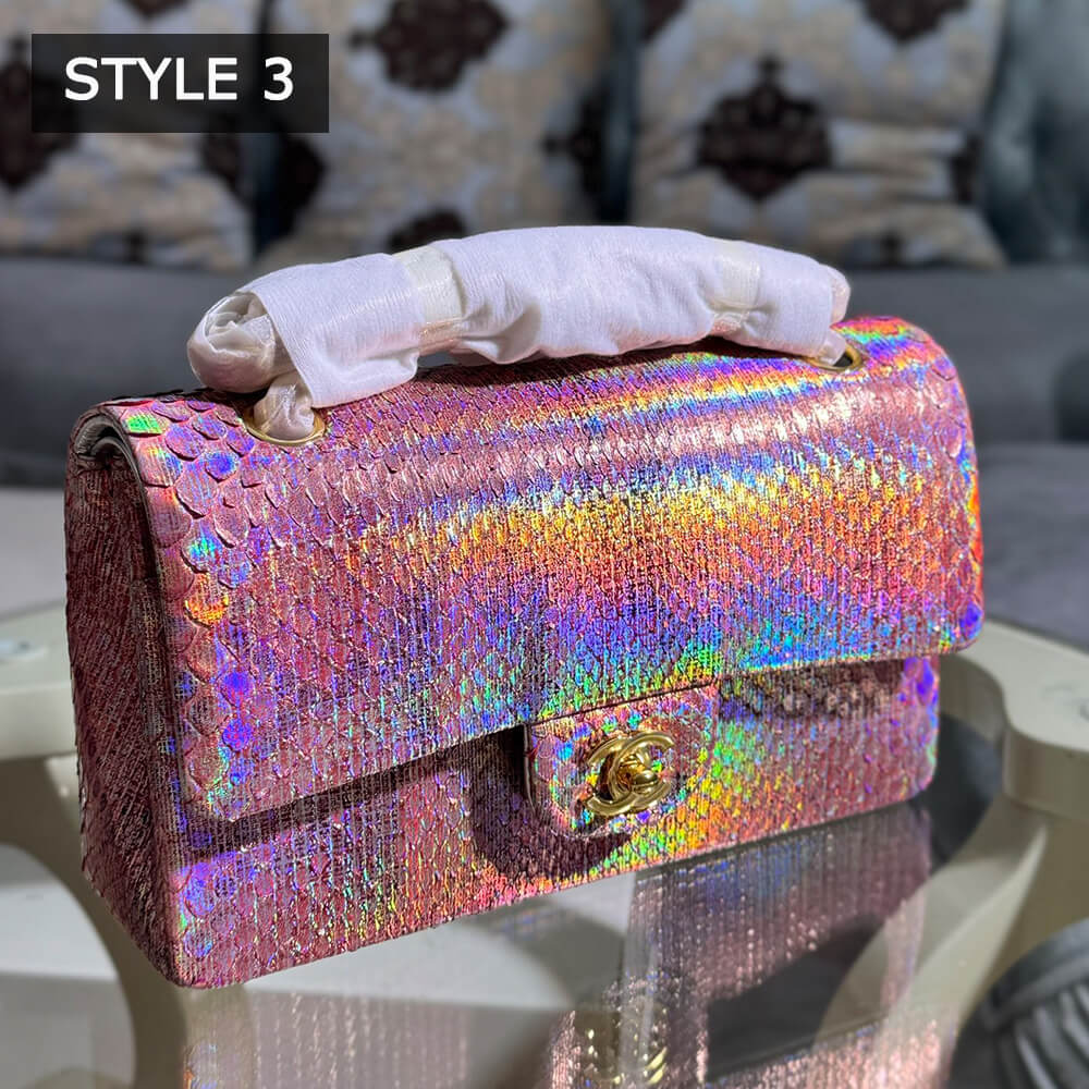 CHANEL Classic Flap Medium in Python(High-end Grade)