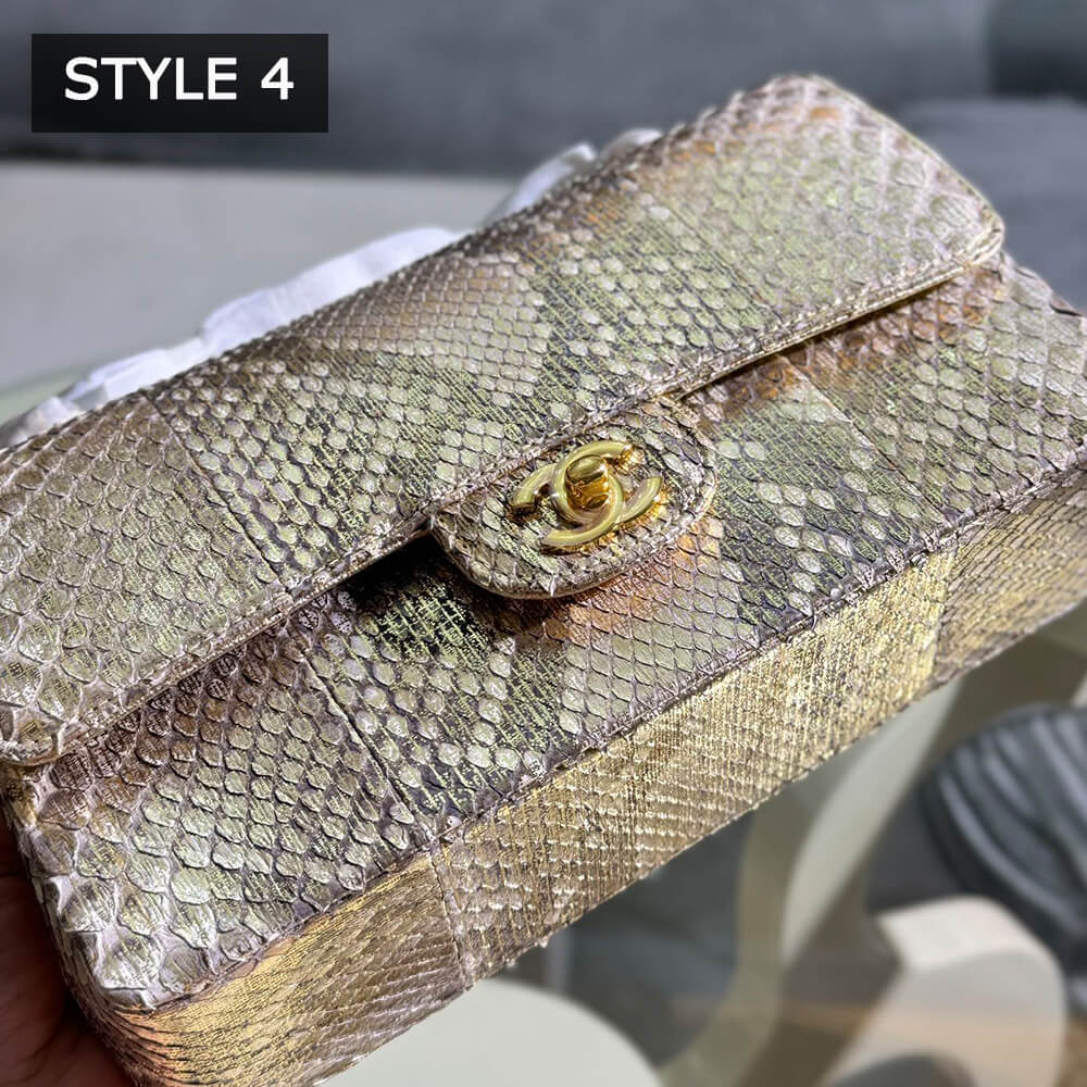 CHANEL Classic Flap Medium in Python(High-end Grade)