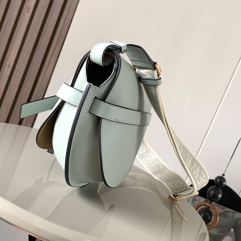 Loewe Small Gate bag in soft calfskin and jacquard