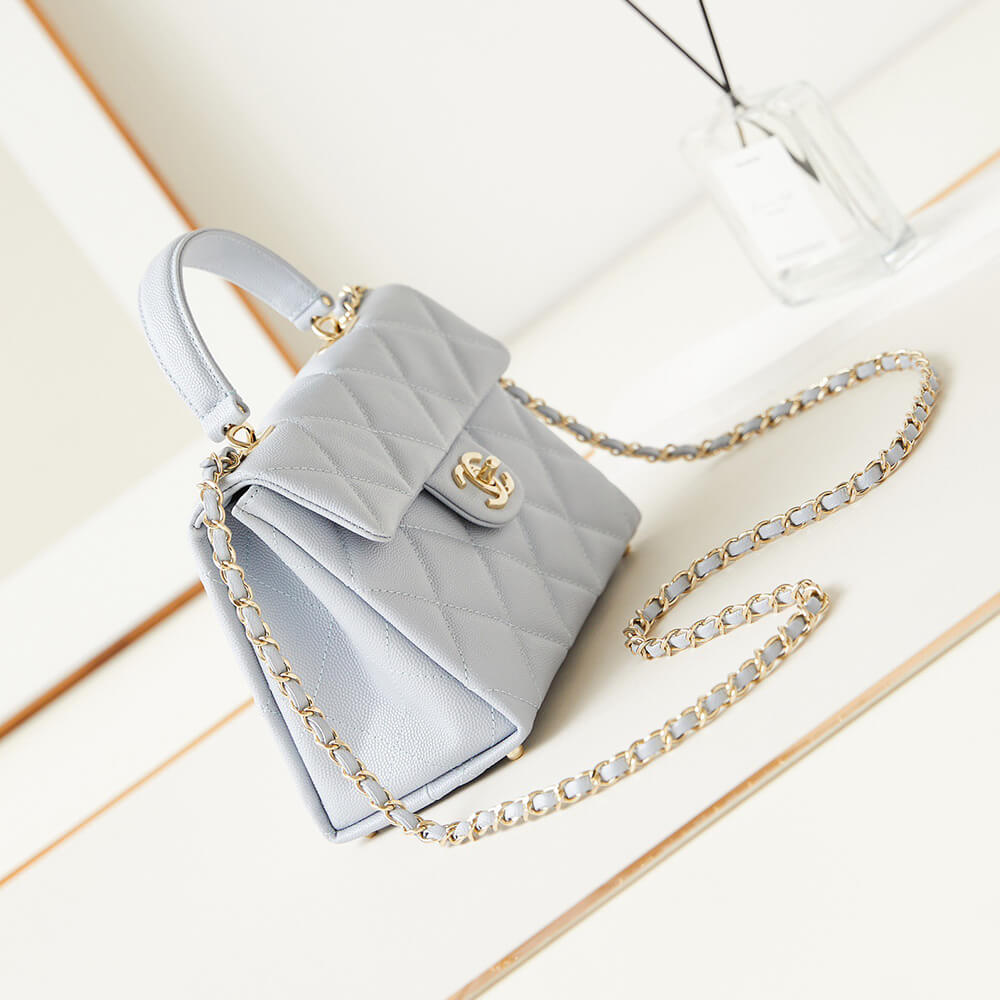 Chanel Small Flap with top handle(HIGH-END GRADE)