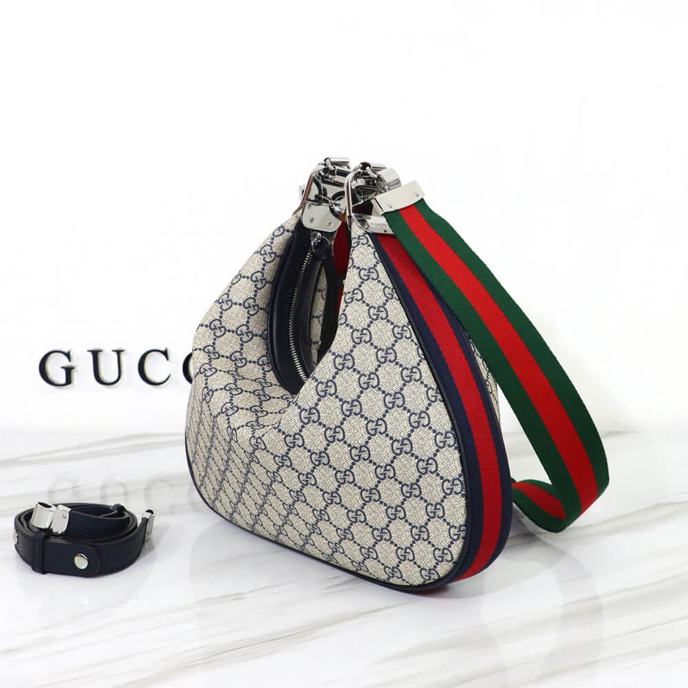 G*u*i attache large shoulder bag